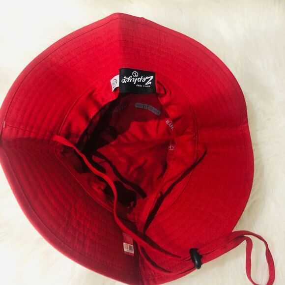 Zephyr Men's Bucket Hat Trainer Alabama Crimson Tide Team Red Size Large NWT - Picture 7 of 9